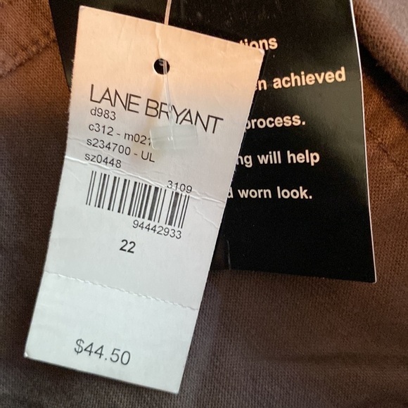 Lane Bryant Brown Corduroy skirt flared size 22 - Picture 9 of 9